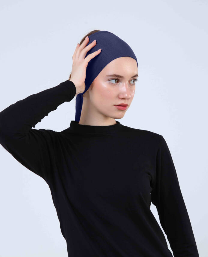 Premium Headband Underscarf - Tie-Back - 19
