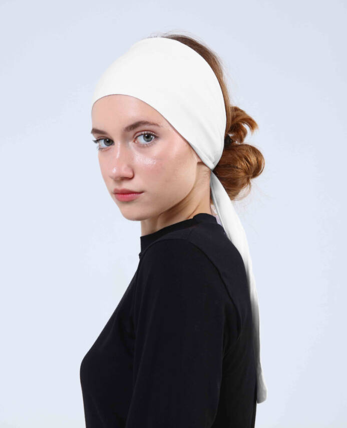 Premium Headband Underscarf - Tie-Back - 28