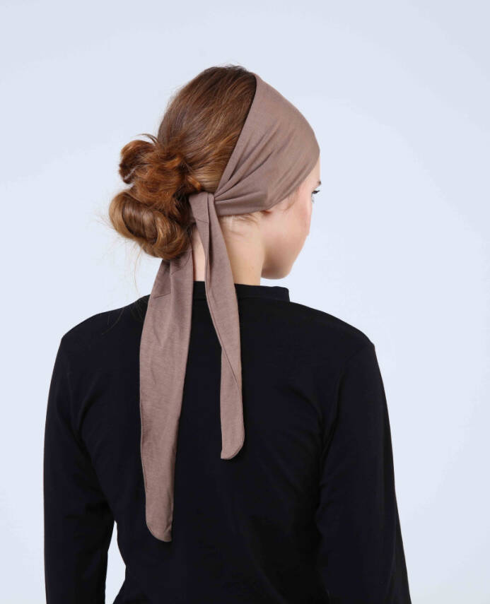 Premium Headband Underscarf - Tie-Back - 38