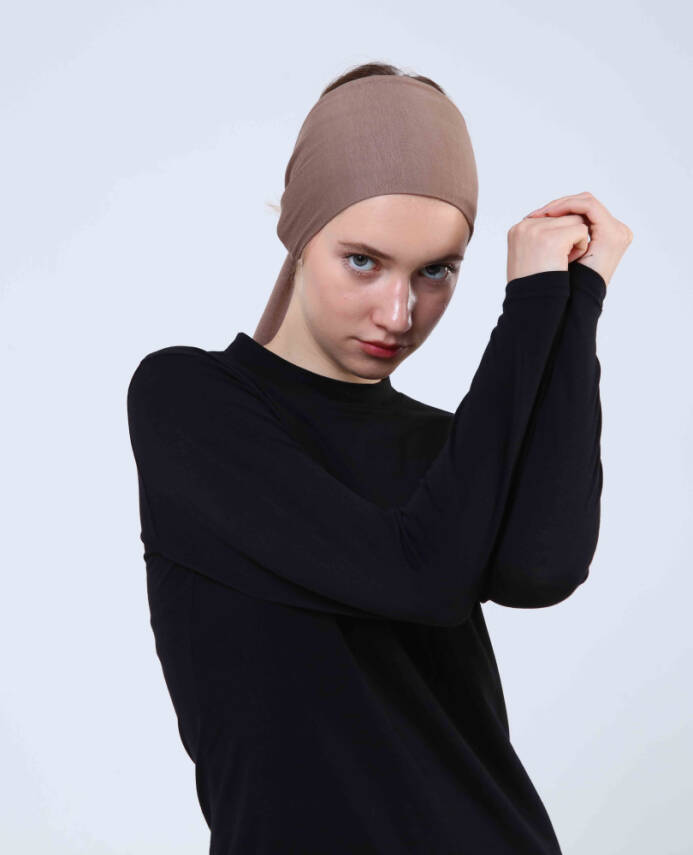 Premium Headband Underscarf - Tie-Back - 42