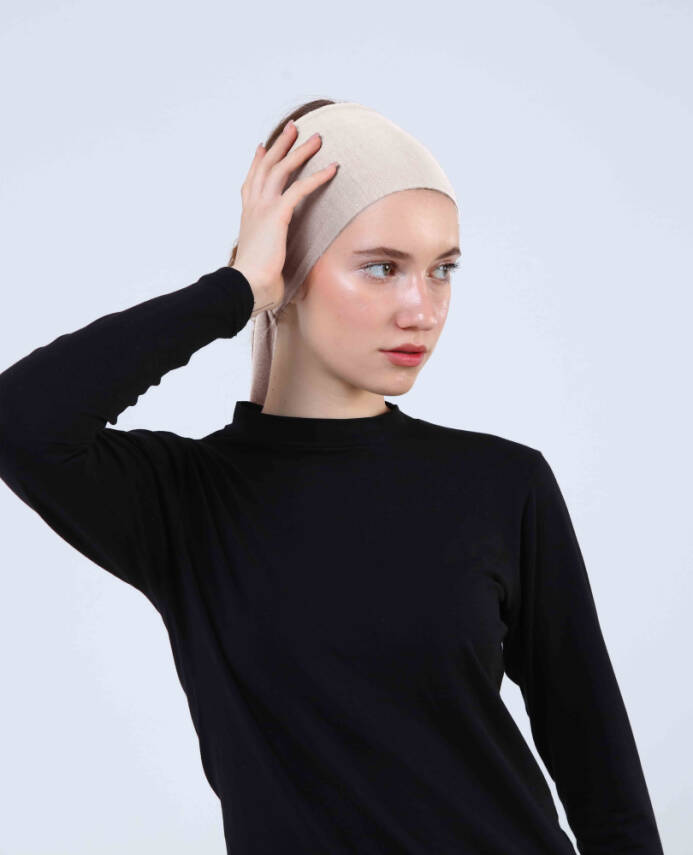 Premium Headband Underscarf - Tie-Back - 44