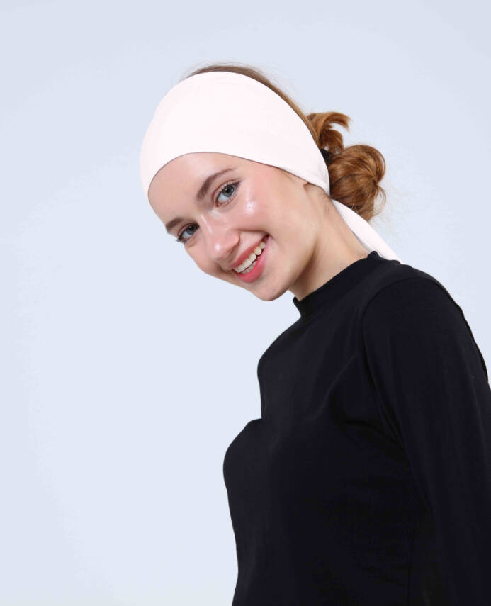 Premium Headband Underscarf - Tie-Back - 53