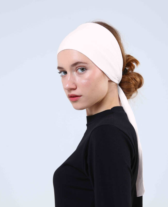 Premium Headband Underscarf - Tie-Back - 54