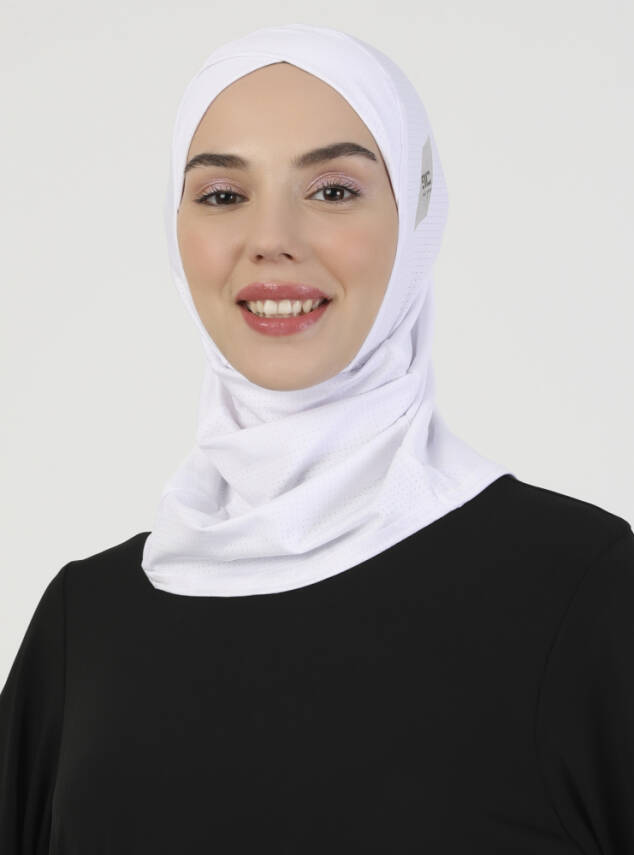 Pro Spor Çapraz Hijab Bone - Gözenekli Mikro Kumaş - 9