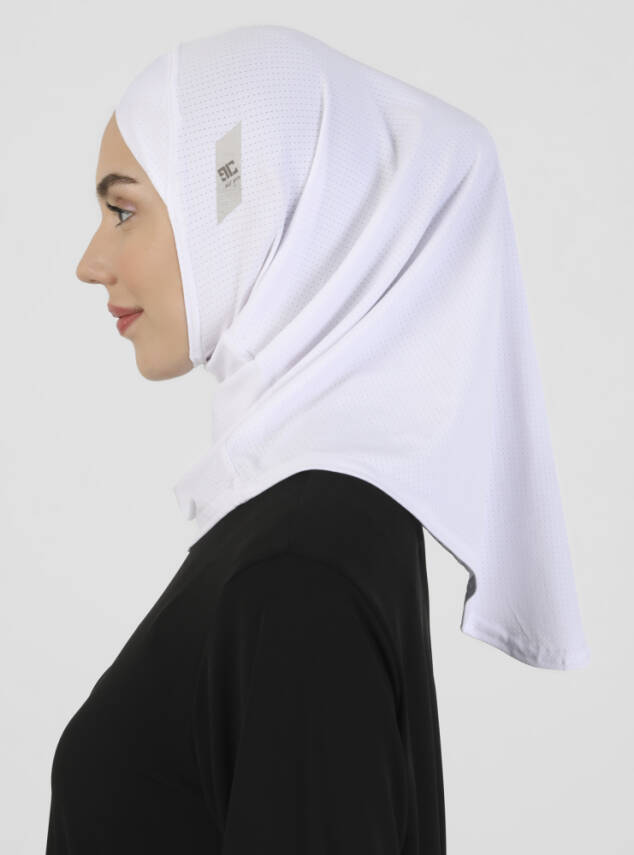 Pro Spor Çapraz Hijab Bone - Gözenekli Mikro Kumaş - 10