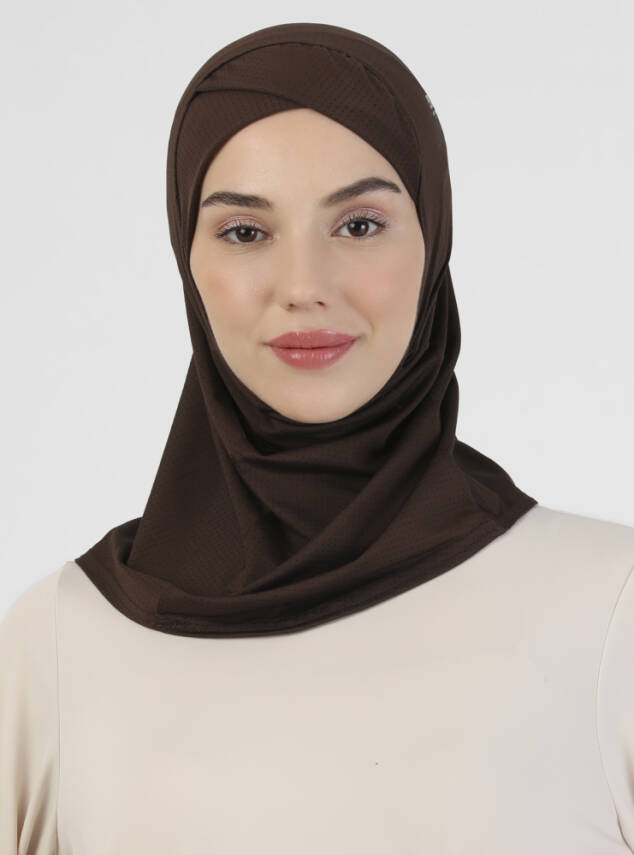 Pro Spor Çapraz Hijab Bone - Gözenekli Mikro Kumaş - 21