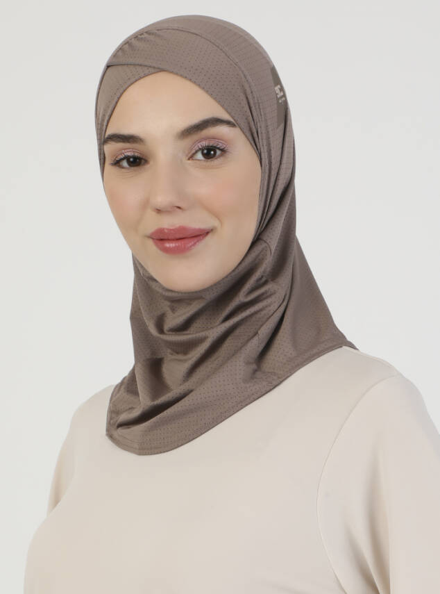 Pro Spor Çapraz Hijab Bone - Gözenekli Mikro Kumaş - 2