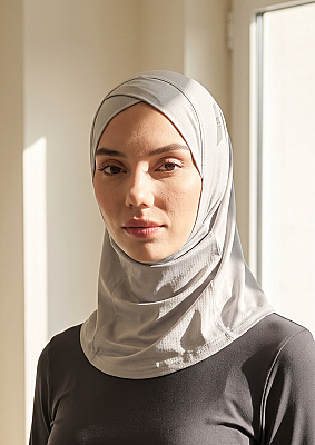 Pro Spor Çapraz Hijab Bone - Gözenekli Mikro Kumaş