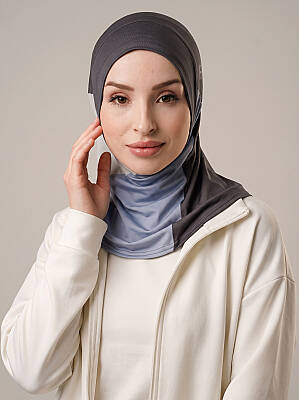Sport Hijab - 3 Renk Mikro Spor Bone