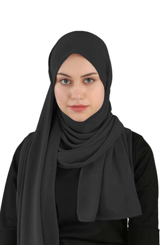 Sandy Fabric Instant Chiffon Shawl - 5