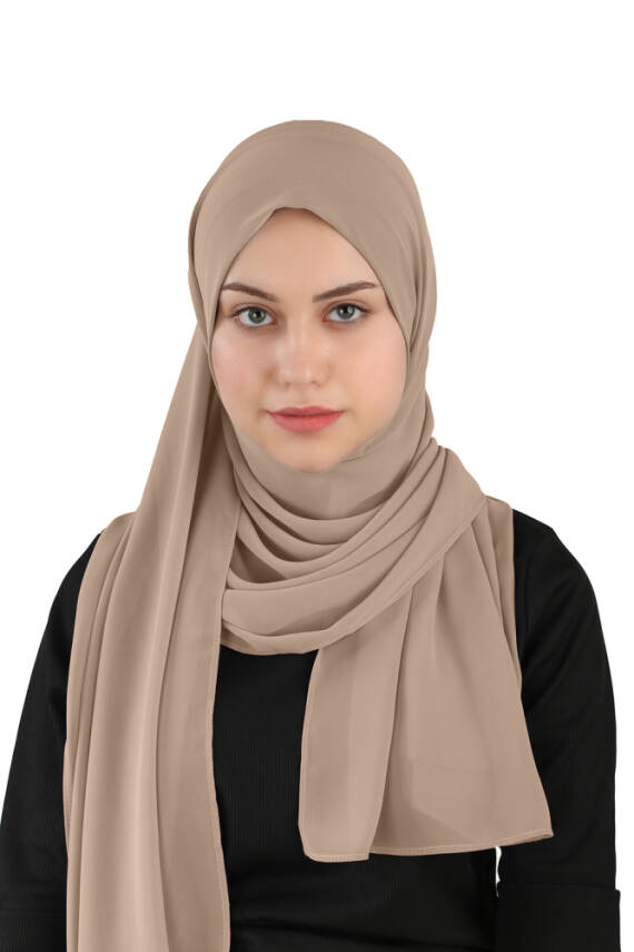 Sandy Fabric Instant Chiffon Shawl - 17