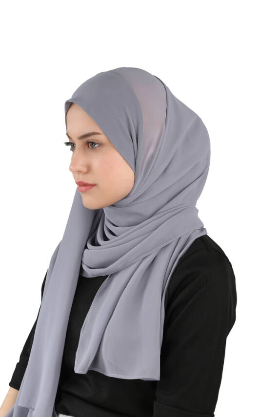 Sandy Fabric Instant Chiffon Shawl - 3