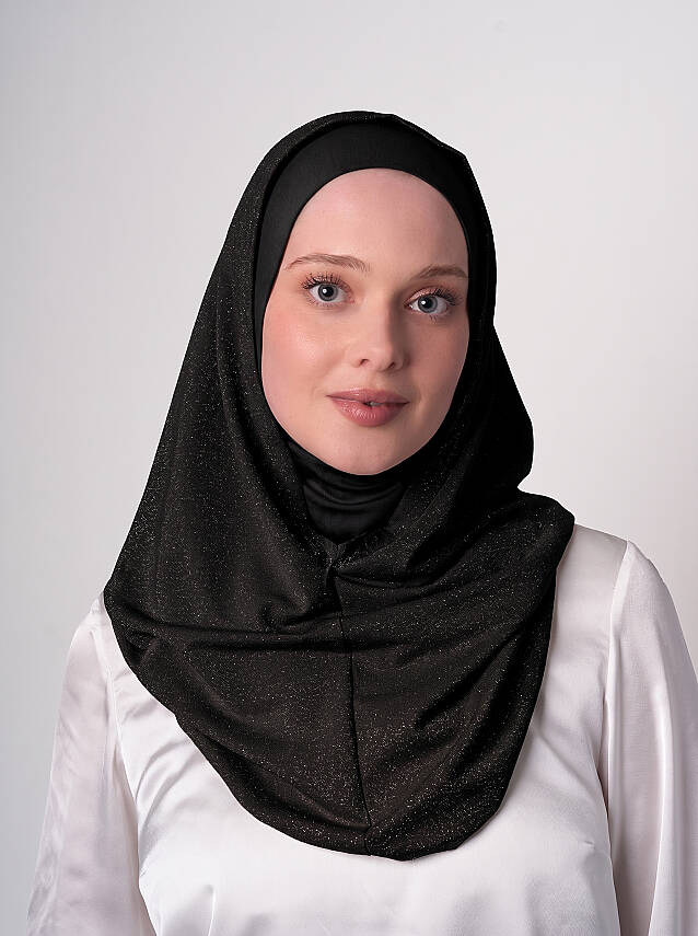 Glitter Evening Easy Hijab - 1