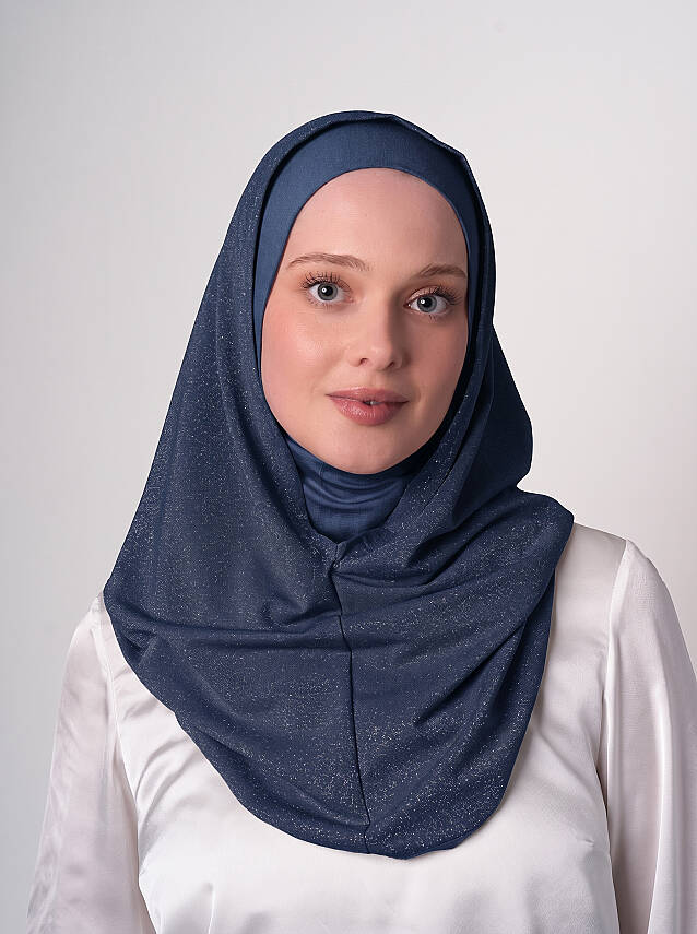 Abiye Simli Pratik Hijab - 6