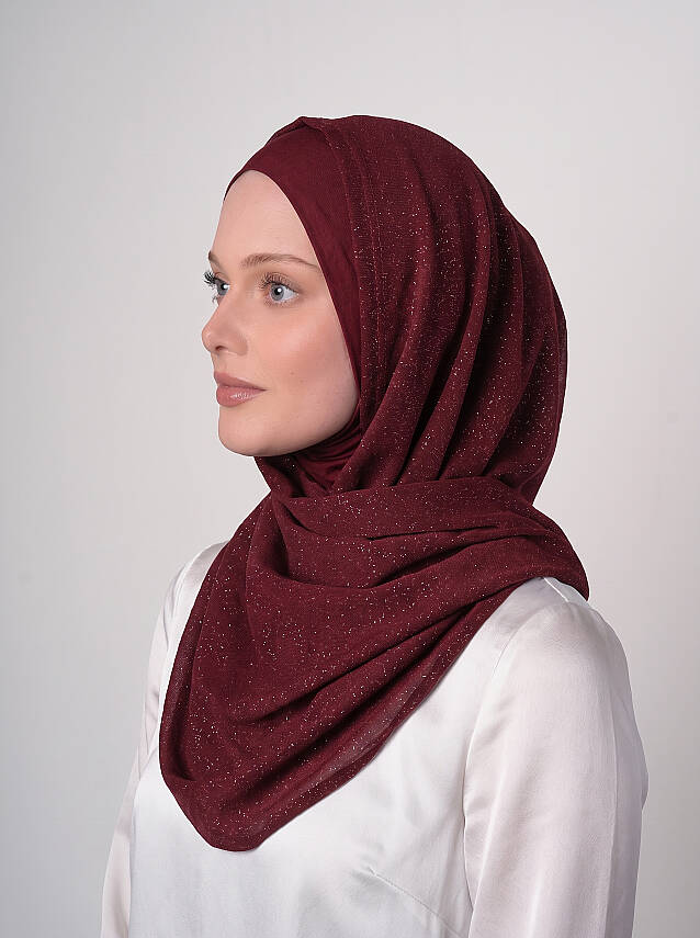 Abiye Simli Pratik Hijab - 13
