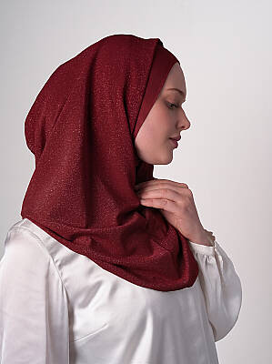 Abiye Simli Pratik Hijab - 16