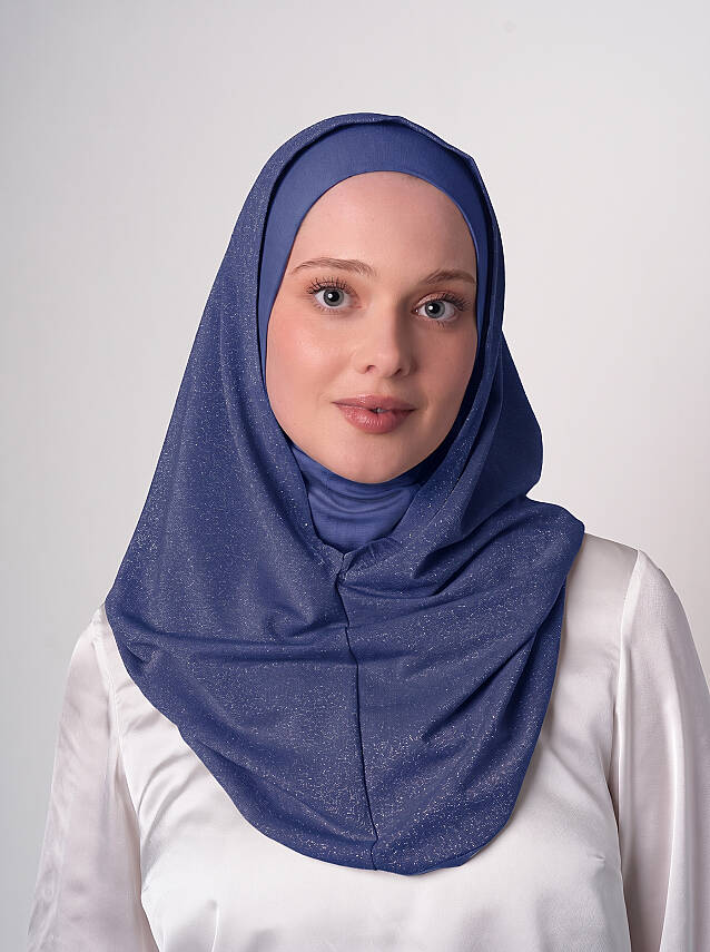 Abiye Simli Pratik Hijab - 18