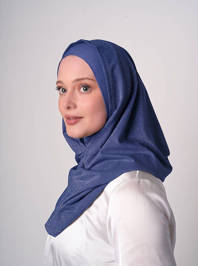 Abiye Simli Pratik Hijab - 19