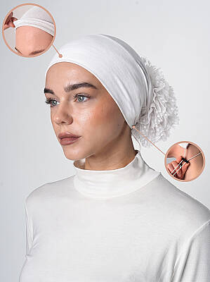 Adjustable Silicone Bun Underscarf - Silicone Grip Adjustable Bun Underscarf - 5