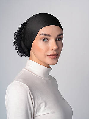 Non-Slip Bun Underscarf - Silicone Grip Bun Underscarf - 5