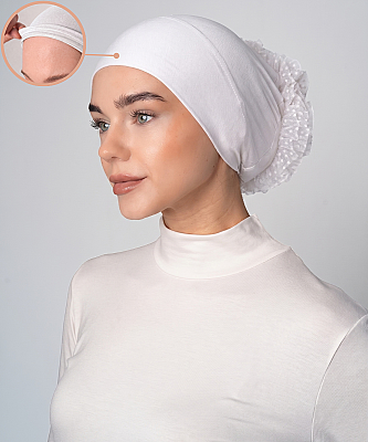 Non-Slip Bun Underscarf - Silicone Grip Bun Underscarf - 6