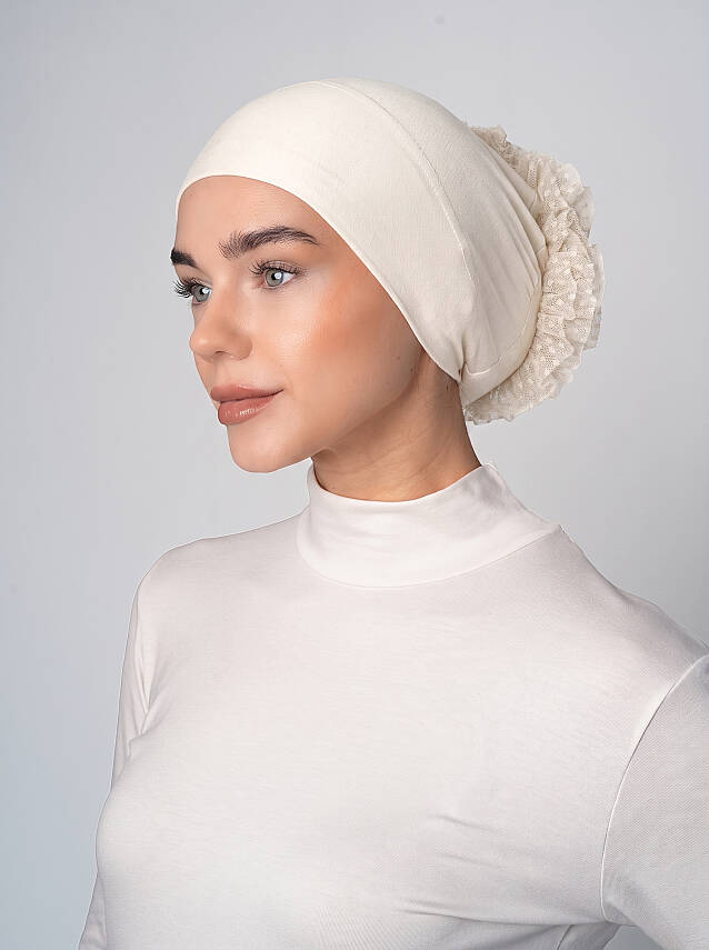 Non-Slip Bun Underscarf - Silicone Grip Bun Underscarf - 15