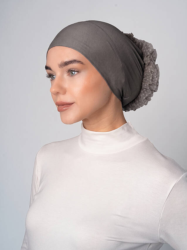 Non-Slip Bun Underscarf - Silicone Grip Bun Underscarf - 34