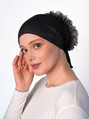 Non-Slip Wide Bun Underscarf - Silicone Grip Wide Bun Underscarf - 4