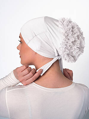 Non-Slip Wide Bun Underscarf - Silicone Grip Wide Bun Underscarf - 8
