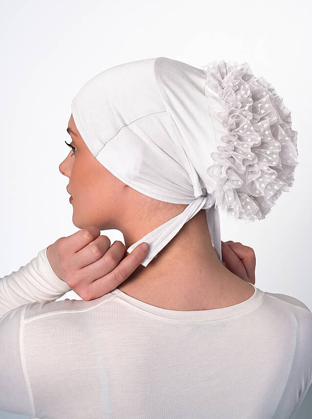 Non-Slip Wide Bun Underscarf - Silicone Grip Wide Bun Underscarf - 8