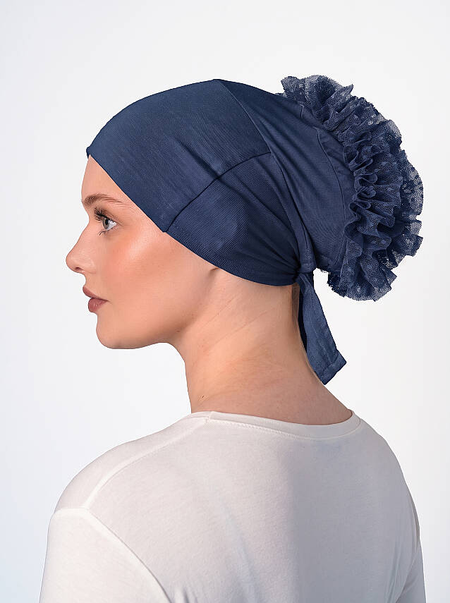Non-Slip Wide Bun Underscarf - Silicone Grip Wide Bun Underscarf - 11