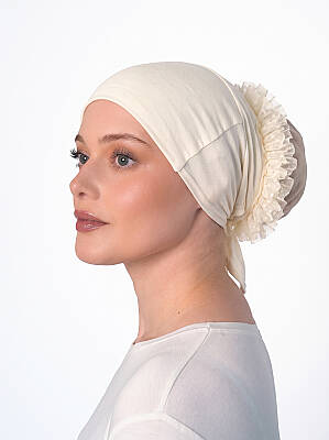 Non-Slip Wide Bun Underscarf - Silicone Grip Wide Bun Underscarf - 14
