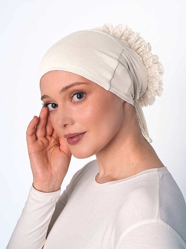 Non-Slip Wide Bun Underscarf - Silicone Grip Wide Bun Underscarf - 16