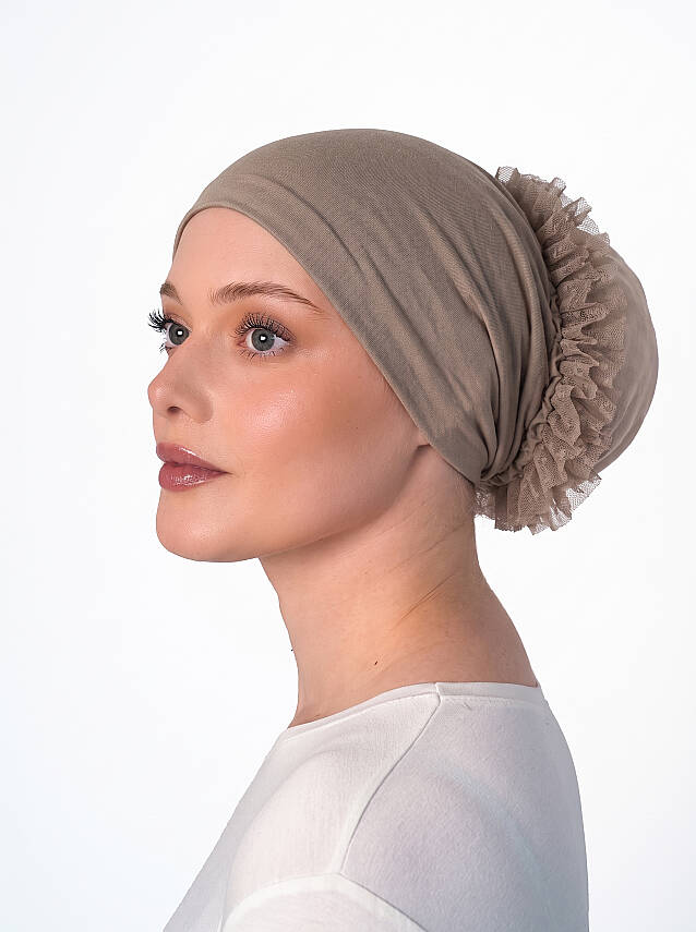 Non-Slip Wide Bun Underscarf - Silicone Grip Wide Bun Underscarf - 18