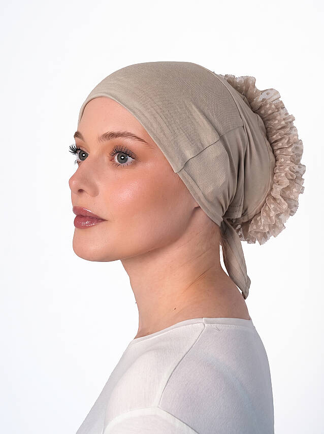 Non-Slip Wide Bun Underscarf - Silicone Grip Wide Bun Underscarf - 22