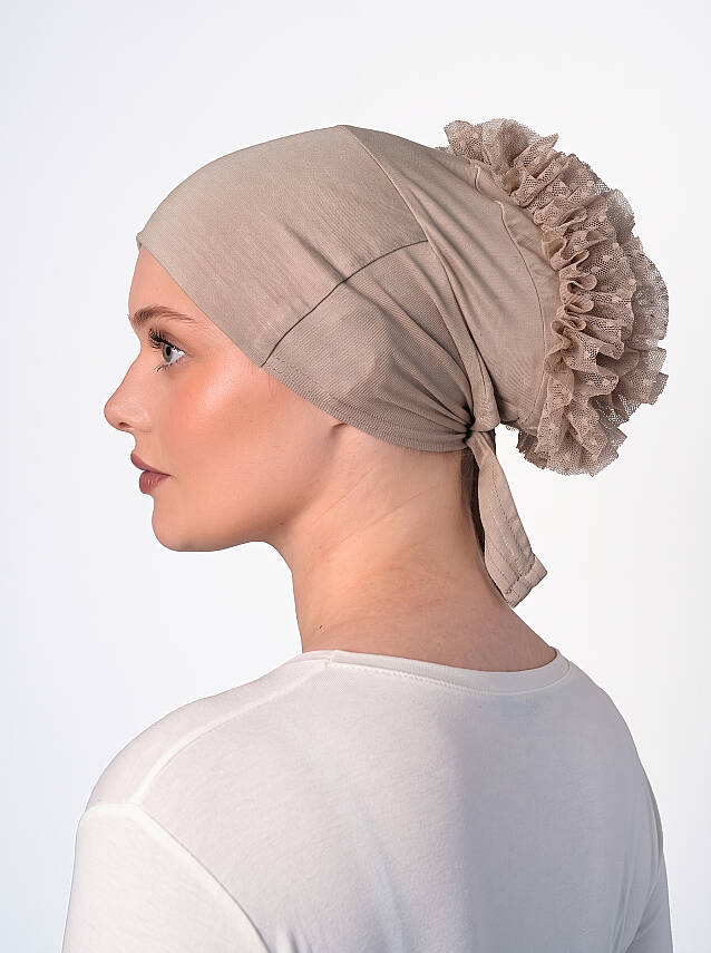 Non-Slip Wide Bun Underscarf - Silicone Grip Wide Bun Underscarf - 23