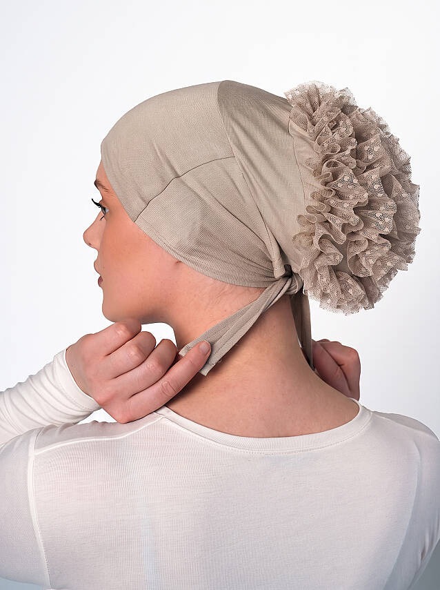 Non-Slip Wide Bun Underscarf - Silicone Grip Wide Bun Underscarf - 24