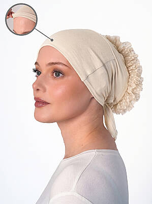 Non-Slip Wide Bun Underscarf - Silicone Grip Wide Bun Underscarf - 25
