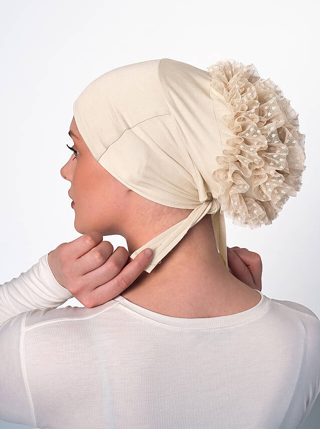 Non-Slip Wide Bun Underscarf - Silicone Grip Wide Bun Underscarf - 27