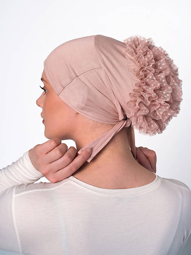 Non-Slip Wide Bun Underscarf - Silicone Grip Wide Bun Underscarf - 31