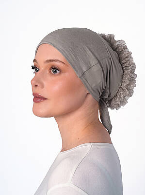 Non-Slip Wide Bun Underscarf - Silicone Grip Wide Bun Underscarf - 34