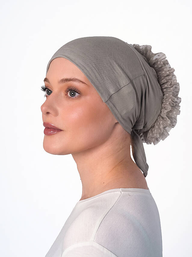 Non-Slip Wide Bun Underscarf - Silicone Grip Wide Bun Underscarf - 34