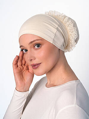 Topuzlu Kaymaz Geniş Bone - Silikonlu Topuz Geniş Bone - 28