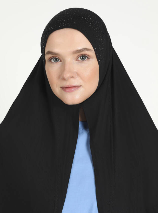 Rhinestone Detail Viscose Shawl - 5