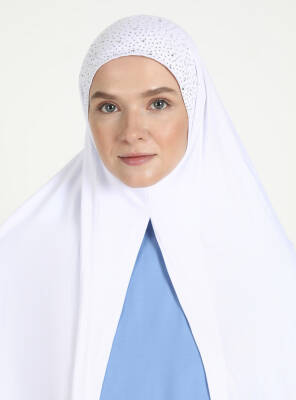 Rhinestone Detail Viscose Shawl - 9