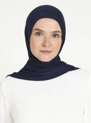 Rhinestone Detail Viscose Shawl - 11