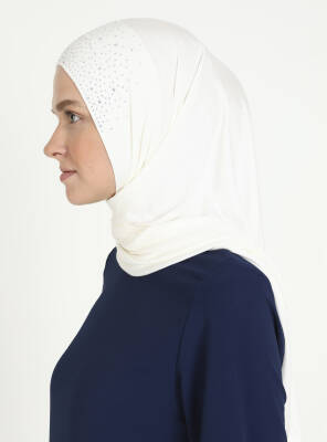 Rhinestone Detail Viscose Shawl - 16