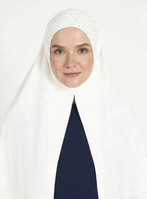 Rhinestone Detail Viscose Shawl - 17