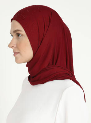 Rhinestone Detail Viscose Shawl - 20