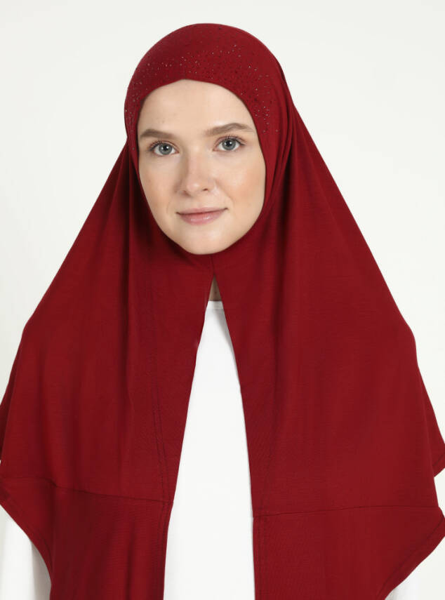 Rhinestone Detail Viscose Shawl - 21